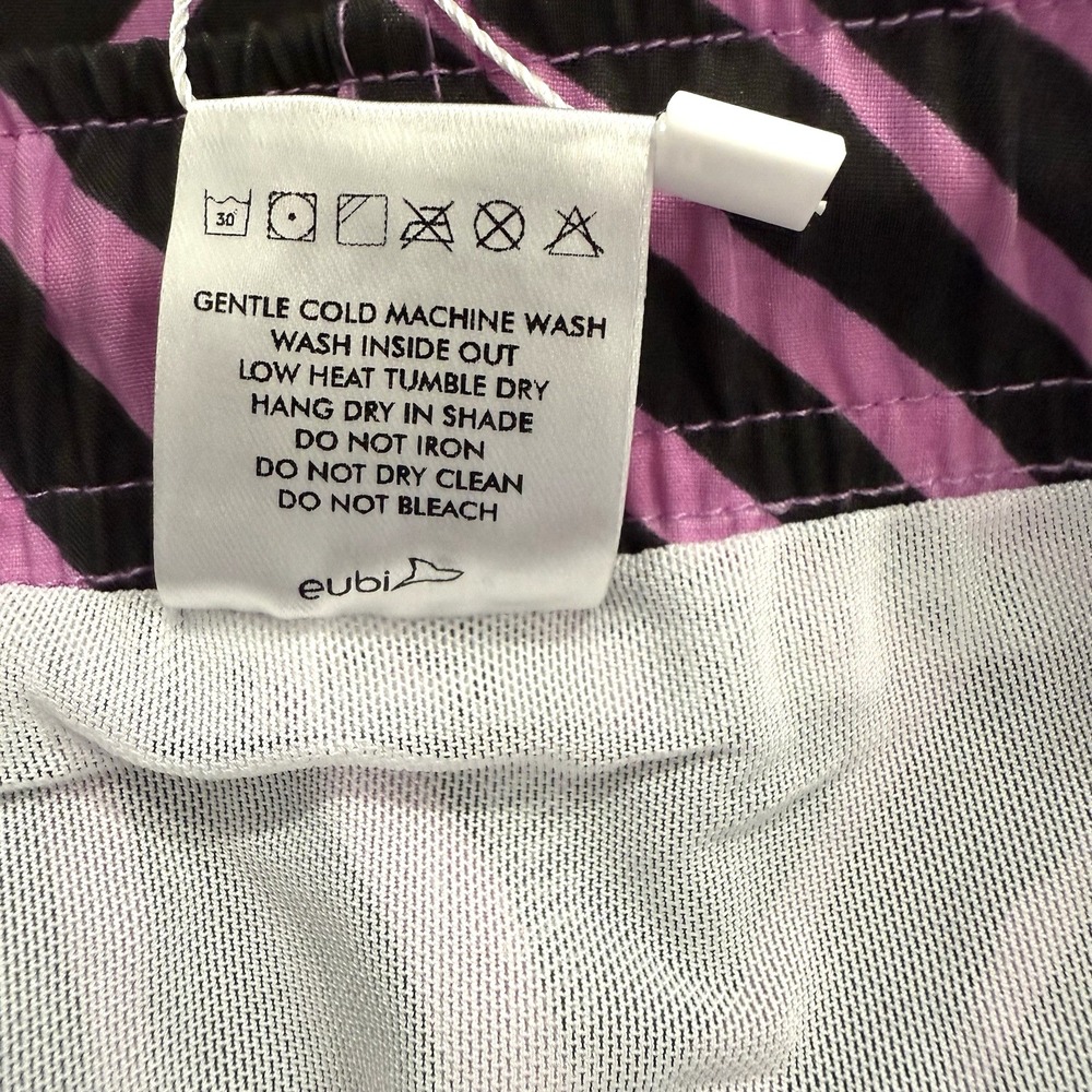 Eubi Magical Swim Shorts Men XXL Stretchy Pink Zebra Heat Reactive Color Change - Picture 15 of 15